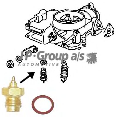 JP GROUP 8115150800 -  Клапан иглы поплавки